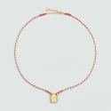 Collar Midi Agatha Paris Tiare Placa Caracola Baño Oro 02680433-256-TU