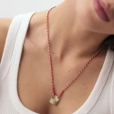 Collar Midi Agatha Paris Tiare Placa Caracola Baño Oro 02680433-256-TU