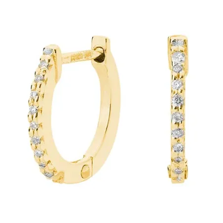 Pendientes Itemporality Lux Aro Oro Amarillo y Diamantes GEA-201-058-UU
