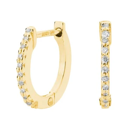 Pendientes Itemporality Lux Aro Oro Amarillo y Diamantes GEA-201-058-UU