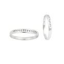 Alianza ARXIS Oro blanco con 14 diamantes 0.11 cts.