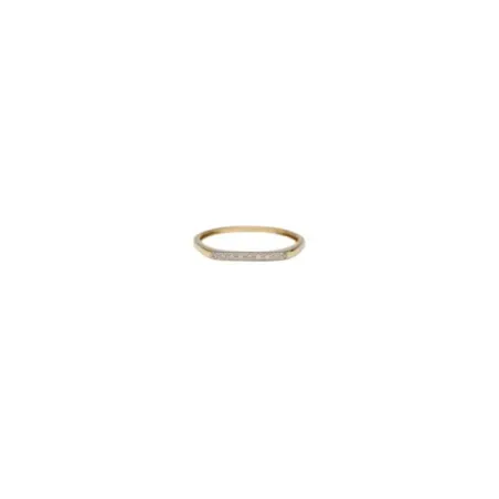 Anillo LeCarré Oro Amarillo y Diamantes GA191OA