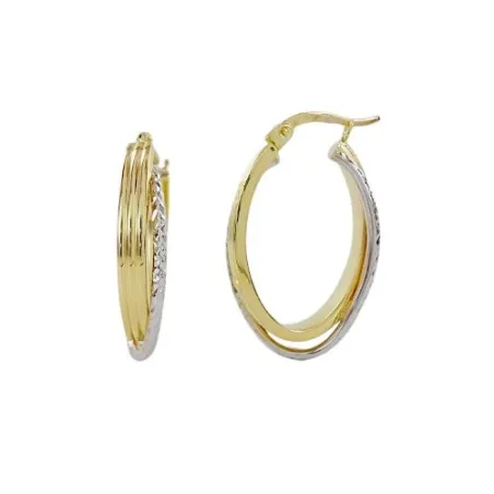 Pendientes Aro Oro Bicolor Mujer 0158986P