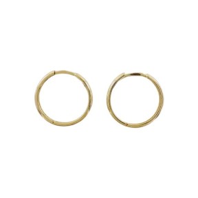 Pendientes Aro Oro Amarillo 14mm 05513100P