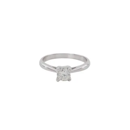 Anillo Oro Blanco y Brillante 0750591SFB