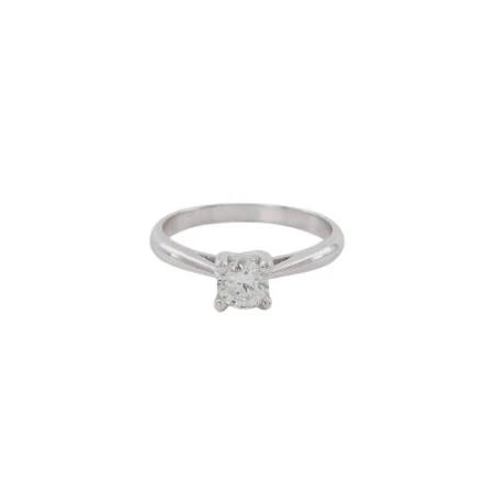Anillo Oro Blanco y Brillante 0750591SFB