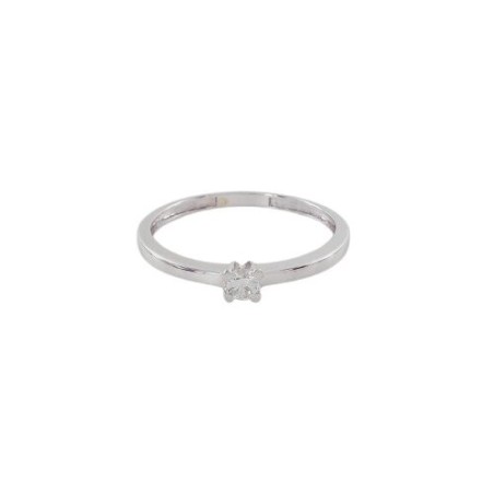 Anillo Oro Blanco y Brillante 0556915SFB1