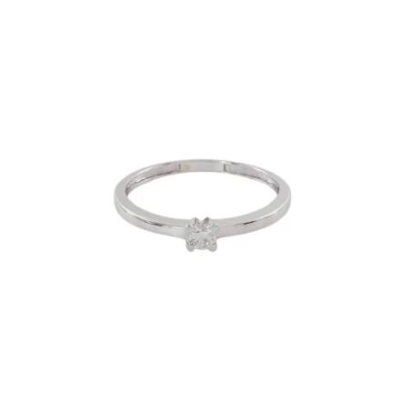 Anillo Oro Blanco y Brillante 0556915SFB1