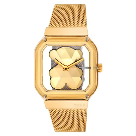 Reloj TOUS D- Bear Party Dorado Analógico Mujer 3000143400
