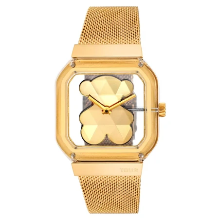 Reloj TOUS D- Bear Party Dorado Analógico Mujer 3000143400