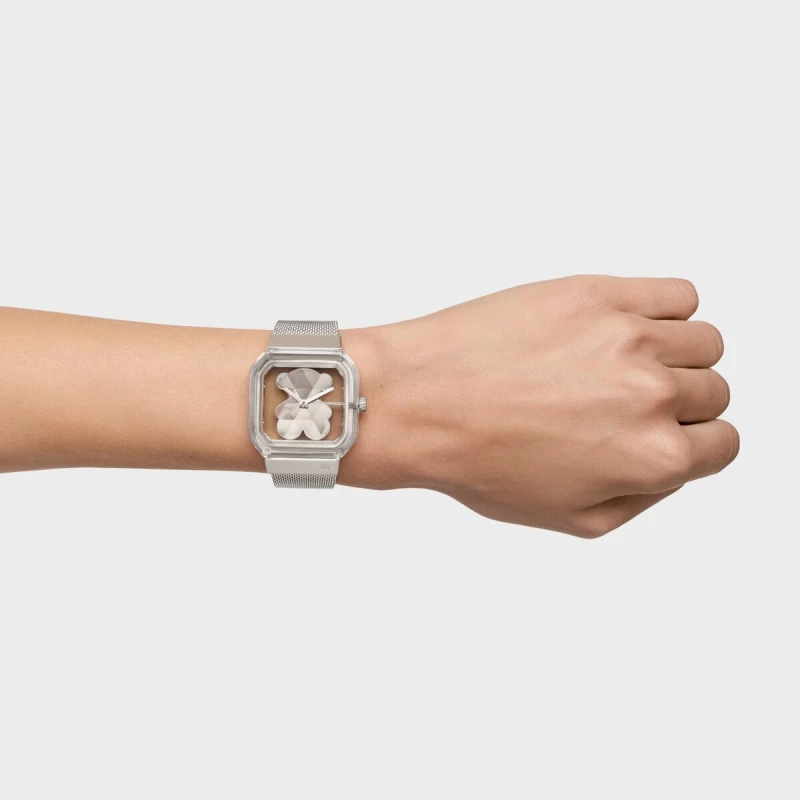 Reloj TOUS D- Bear Party Plateado Analógico Mujer 3000143700