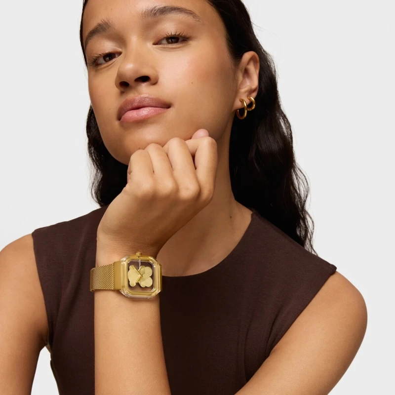 Reloj TOUS D- Bear Party Dorado Analógico Mujer 3000143400
