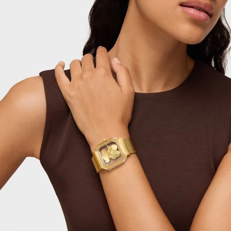 Reloj TOUS D- Bear Party Dorado Analógico Mujer 3000143400