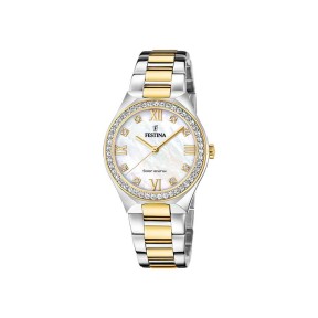 Reloj Festina Solar Energy Plateado y Dorado Mujer F20659/1