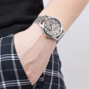 Reloj Festina Skeleton Mujer Plateado y Rosado Automático F20627/1
