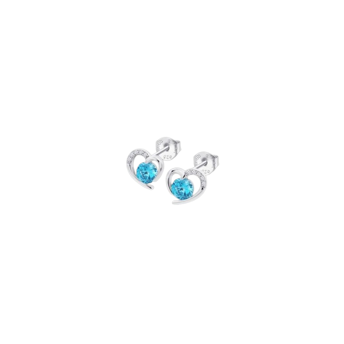 Pendientes Lotus Silver Colors Corazón...