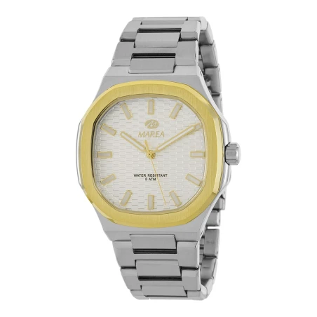 Reloj Marea Trendy Plateado y Dorado Analógico Hombre B54265/5