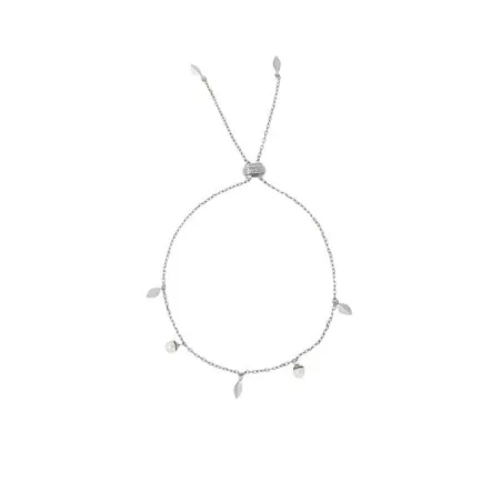 Pulsera Majorica Plata Baño Rodio y Perlas Blancas 6mm 16582.01.2.B26.000.1