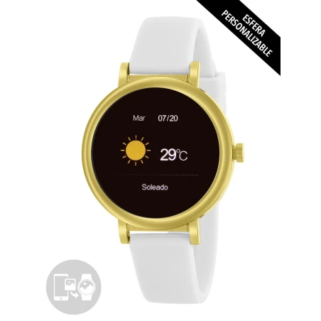 SmartWatch Marea Mujer Dorado y Blanco B61002/14