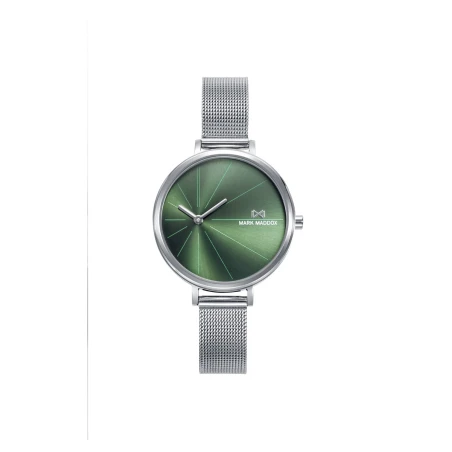 Reloj Mark Maddox Alfama Plateado y Verde Analógico Mujer MM0140-66