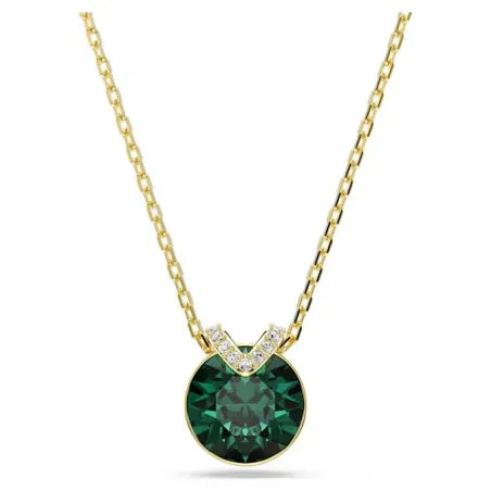 Gargantilla Swarovski Bella V Baño Oro y Cristal Verde 5735387