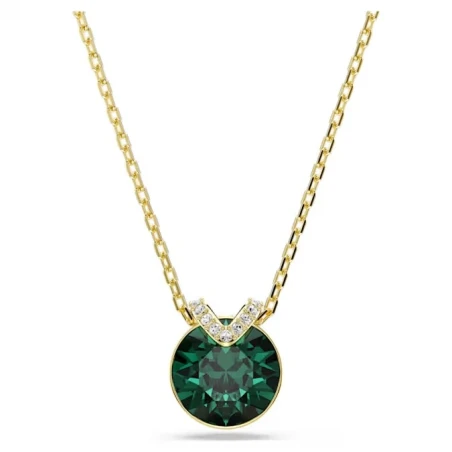 Gargantilla Swarovski Bella V Baño Oro y Cristal Verde 5735387