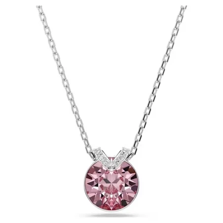 Gargantilla Swarovski Bella V Baño Rodio y Cristal Rosa 5734230