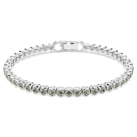 Pulsera Swarovski Imber Emily Baño Rodio y Cristales Grises 5734238