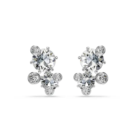 Pendientes Swarovski Constella Baño Rodio y Cristales Blancos 5732253