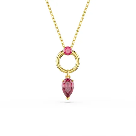 Gargantilla Swarovski Mesmera Baño Oro y Cristales Rojos 5732487
