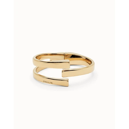 Pulsera Rígida UNOde50 Ser Original Baño Oro PUL2507ORO0000M