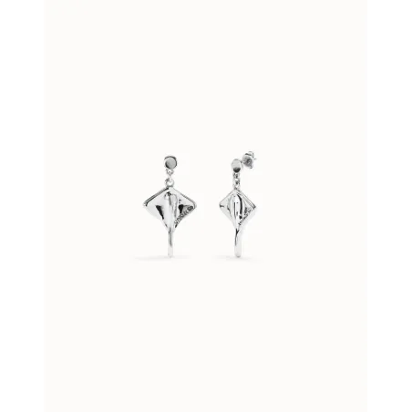 Pendientes UNOde50 Ser Majestuosa Mantarraya Baño Plata PEN0956MTL0000U