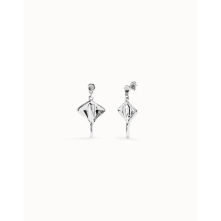 Pendientes UNOde50 Ser Majestuosa Mantarraya Baño Plata PEN0956MTL0000U
