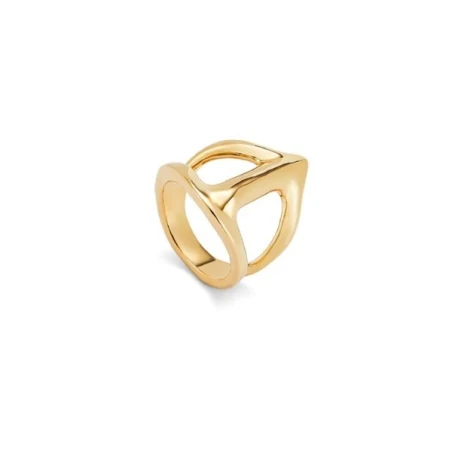 Anillo UNOde50 Ser Majestuosa Estructura Mantarraya Baño Oro ANI0846ORO000