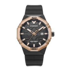 Reloj Viceroy Neo Negro y Rosado Analógico Mujer 45015-55