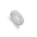 Anillo Viceroy Fashion Laura Escanes Acero Baño Plata 14318A01400