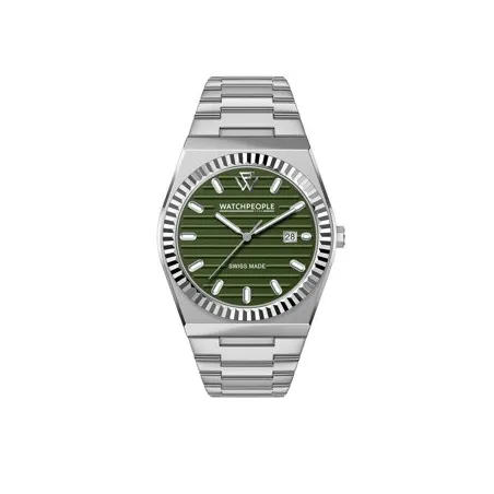 Reloj Ice Watch WP1 Plateado y Verde Analógico Hombre 701167