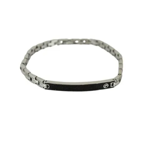 Pulsera Ollivet Abbott Acero Inoxidable Plateado y Cerámica 1AB10005S