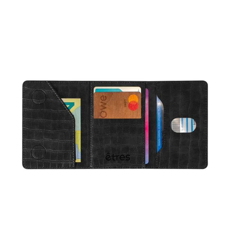 Cartera Inteligente Etres Classic Negra Hombre ET-CL034