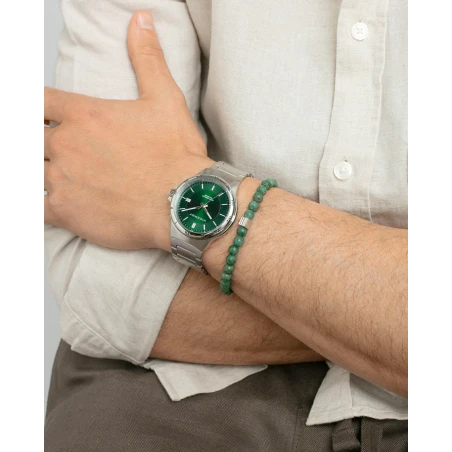 Pulsera Viceroy Fashion Acero y Piedras Naturales Verdes 15178P01016