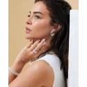 Anillo Viceroy Fashion Laura Escanes Acero Baño Plata 14318A01400