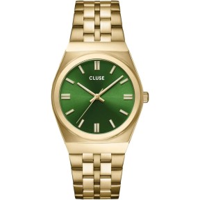 Reloj Cluse Retro Años 70 Dorado y Verde Analógico Mujer...