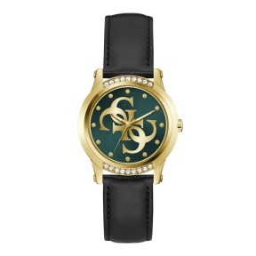 Reloj Guess Anette Dorado y Negro Mujer Analógico GW0860L6