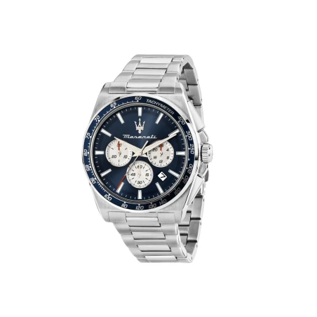 Reloj Maserati Velocitá Plateado y Azul Cronógrafo Hombre R8873652005