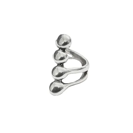 Anillo Ciclón Liqüid Gotas Baño Plata 254500-00-3