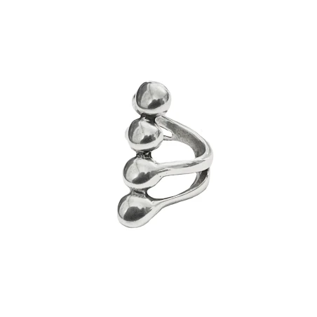 Anillo Ciclón Liqüid Gotas Baño Plata 254500-00-3