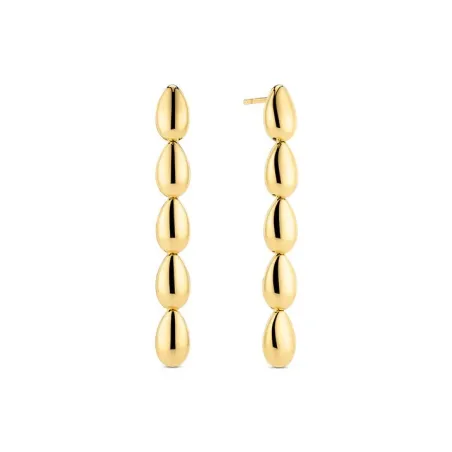 Pendientes Sif Jakobs Cinque Pianura Plata Baño Oro 18876