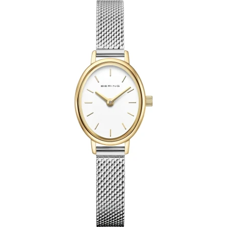 Reloj Bering Classic Plateado y Dorado Analógico Mujer 11020-010