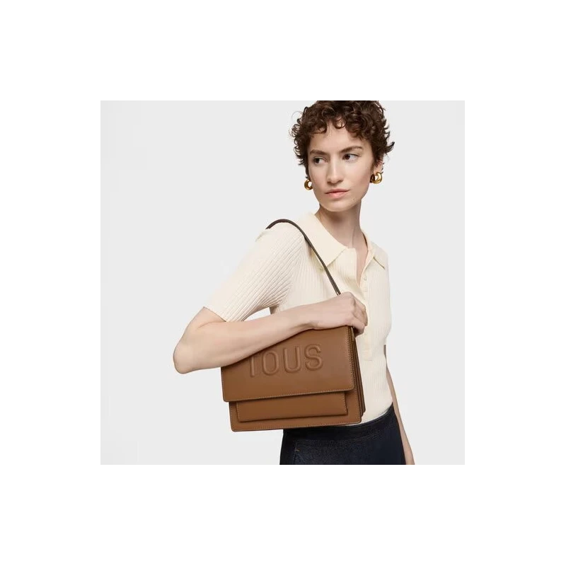 Bolso bandolera Audree TOUS Brenda Camel 2002104944