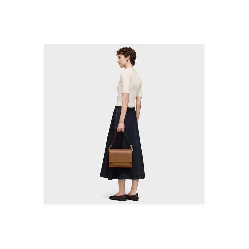Bolso bandolera Audree TOUS Brenda Camel 2002104944